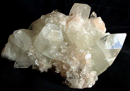 Apophyllite with Pale Pink Stilbite