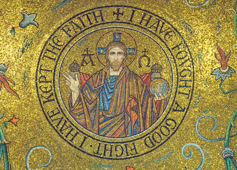 mosaic of Jesus Christ