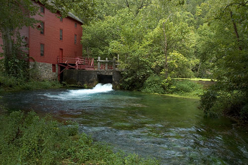 Favorite view of Alley Spring Mill