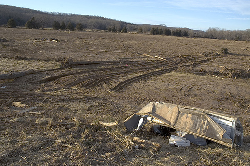 Location of Truck pushed off road