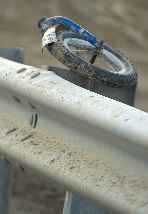 The front wheel from a child's bike