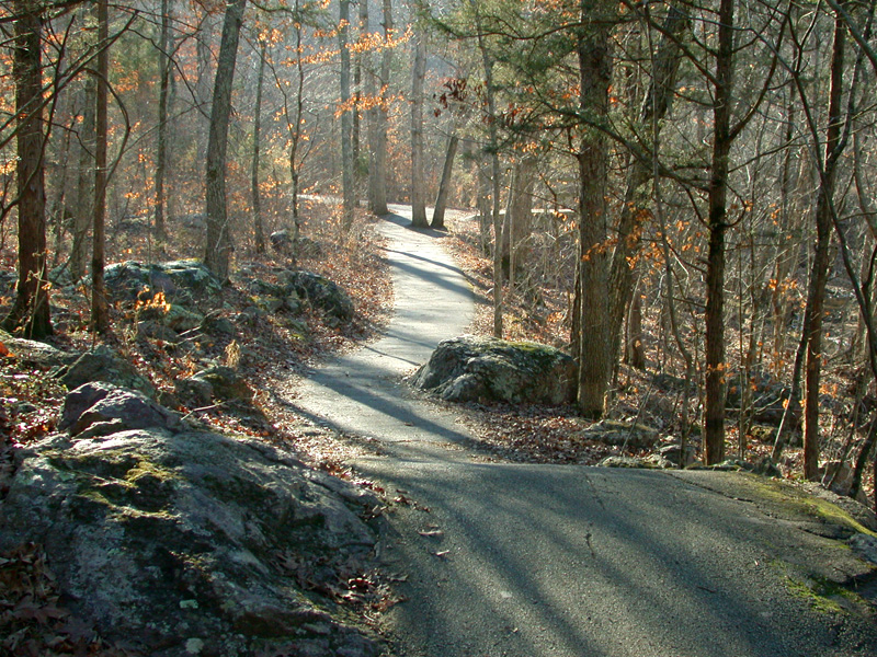 Path to Johnson's observation deck