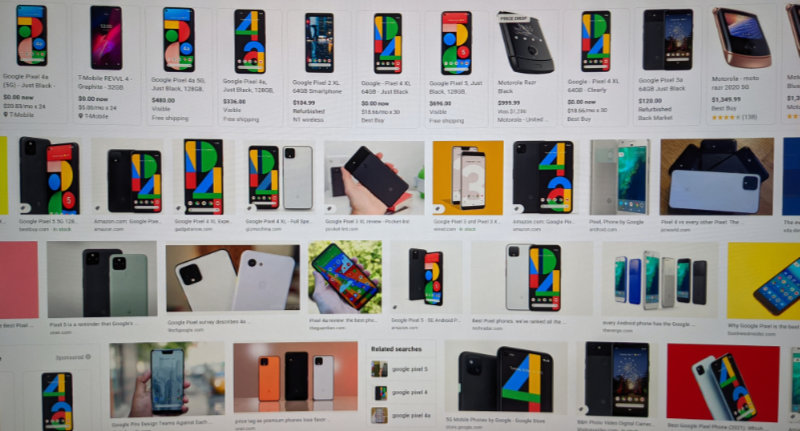 catalog of pixel phones