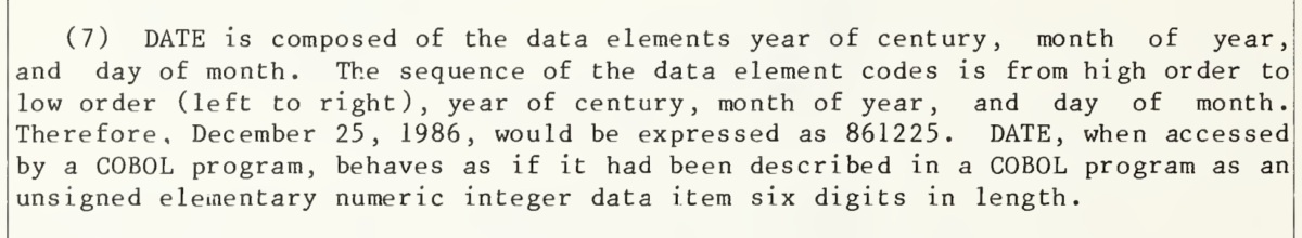 COBOL programming guide snippet covering date fields