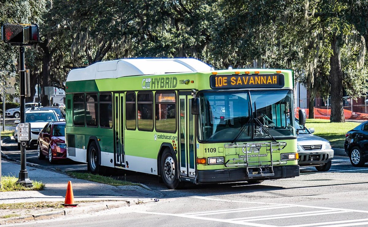 Photo of a CAT bus